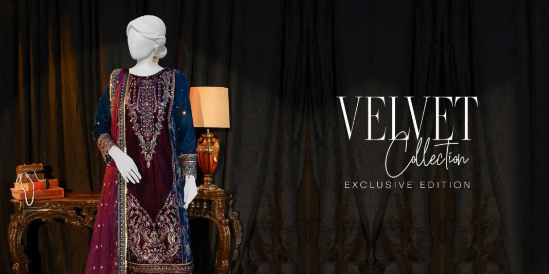 Velvet Dresses for Weddings & Pakistani Formal Wear